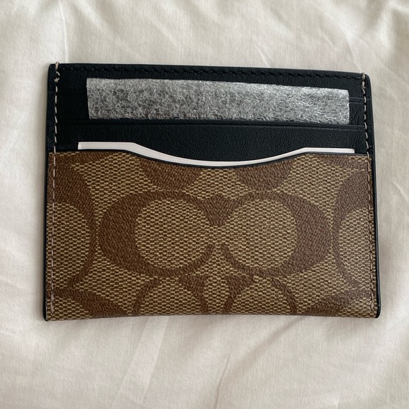 Coach | NWT Slim ID Card Case in Signature Canvas - Picture 2 of 7